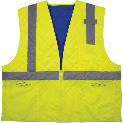 Chill-Its 6668 Safety Cooling Vest, Small, High Visibility Lime-Yellow Seaboard Timber Mart