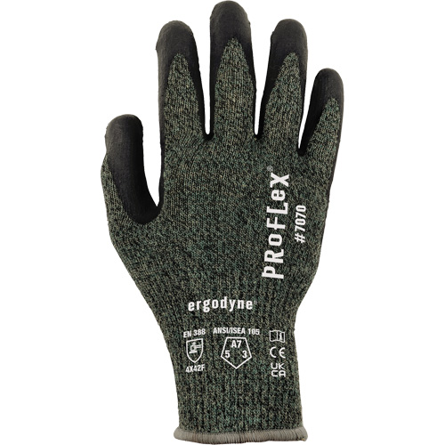 Gants enduit de nitrile r&eacute;sistant &agrave; la coupe ProFlex 7070, Taille Petit, Calibre 13, Rev&ecirc;tement Nitrile, Enveloppe en Aramide, ASTM ANSI niveau A7/EN 388 niveau F Seaboard Timber Mart