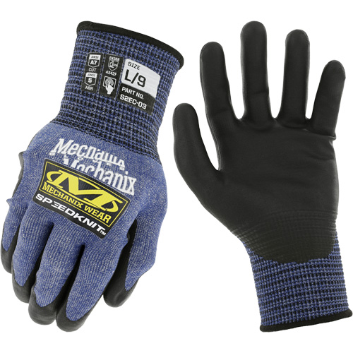 Gants r&eacute;sistants aux coupures SpeeKnit S2EC03, Taille Petit/7, Calibre 18, Rev&ecirc;tement Ur&eacute;thane, Enveloppe en PEHP/Tungst&egrave;ne, ASTM ANSI niveau A7/EN 388 niveau F Seaboard Timber Mart