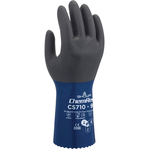 CS710 Chemical-Resistant Gloves, Size 7, 12" L, Polyester Seaboard Timber Mart