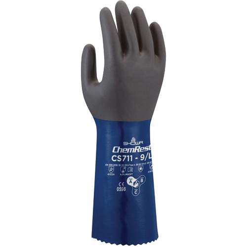Gants r&eacute;sistants aux produits chimiques CS710, Taille 7, 14" lo, Polyester Seaboard Timber Mart
