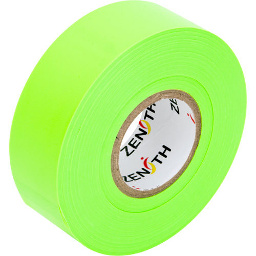 Flagging Tape, 1.1875" W x 164' L, Fluorescent Green Seaboard Timber Mart