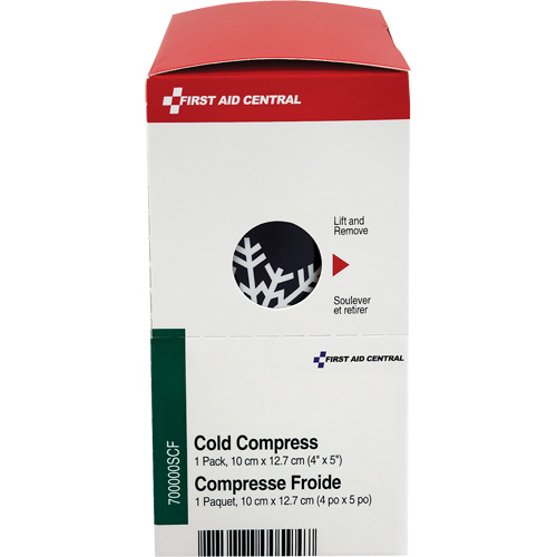 SmartCompliance&reg; Refill Instant Compress, Cold, Single Use, 4" x 5" Seaboard Timber Mart