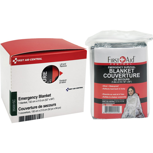 SmartCompliance&reg; Refill Emergency Blanket, Mylar Seaboard Timber Mart