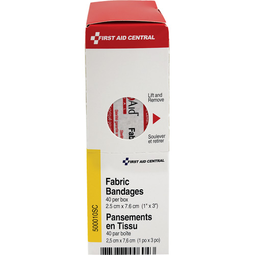 Recharge de bandages adh&eacute;sifs SmartCompliance, Rectangulaire/carr&eacute;e, 3", Tissu, Non st&eacute;rile Seaboard Timber Mart