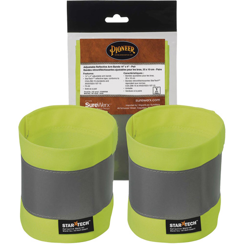 141A Brassards ajustables haute visibilit&eacute; Seaboard Timber Mart