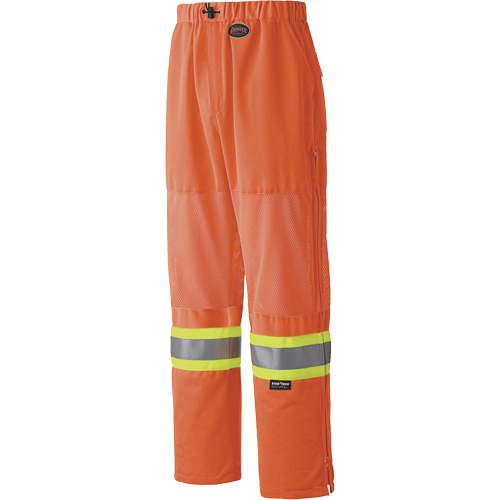 6001P Pantalon de s&eacute;curit&eacute; routi&egrave;re, Polyester, T-petit, Orange haute visibilit&eacute; Seaboard Timber Mart