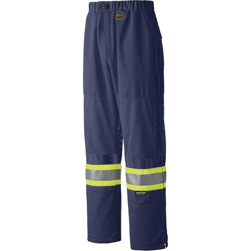 6003P Traffic Safety Pants, Polyester, X-Small, Navy Blue Seaboard Timber Mart
