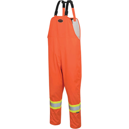 5627 Salopettes The Rock 300D, Polyester, Petit, Orange haute visibilit&eacute; Seaboard Timber Mart