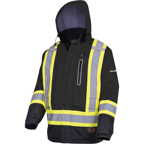 5409 Waterproof Heated Insulated Jacket, Men's, Small, Black Seaboard Timber Mart