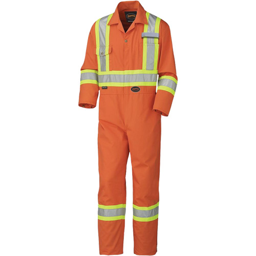 5513 Industrial Wash Coveralls, 36, High Visibility Orange Seaboard Timber Mart