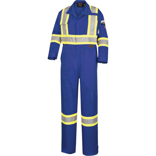 5558A Combinaison ignifuge &agrave; haute visibilit&eacute;, Taille 38, Bleu royal, 11 cal/cm² Seaboard Timber Mart