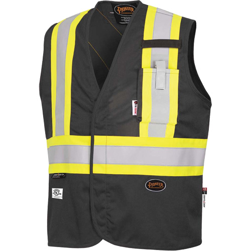7729 Veste r&eacute;sistante aux arcs &eacute;lectriques FR-Tech, Petit, Noir, 10 cal/cm² Seaboard Timber Mart