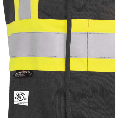 7729 Veste r&eacute;sistante aux arcs &eacute;lectriques FR-Tech, Petit, Noir, 10 cal/cm² Seaboard Timber Mart