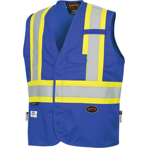 7730 Veste r&eacute;sistante aux arcs &eacute;lectriques FR-Tech, Petit, Bleu royal, 10 cal/cm² Seaboard Timber Mart