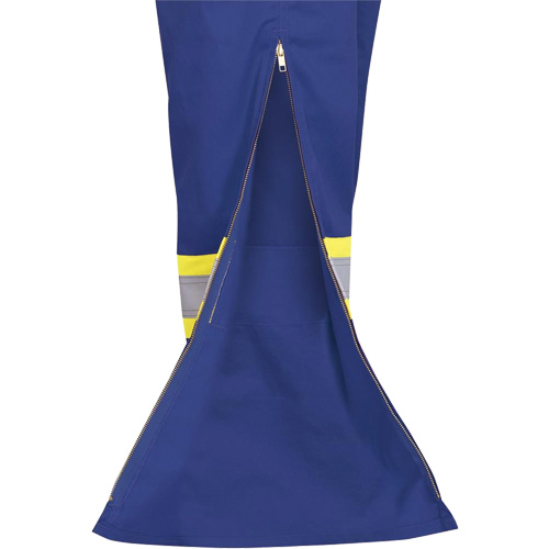 7706 Combinaison ignifuge FR-Tech avec fermetures &agrave; glissi&egrave;re aux jambes, Taille 36, Bleu royal, 9,7 cal/cm² Seaboard Timber Mart