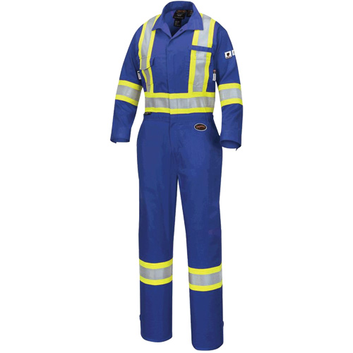 7704W FR-Tech&reg; Women's FR/Arc-Rated Coveralls, Size X-Small, Royal Blue, 10 cal/cm² Seaboard Timber Mart