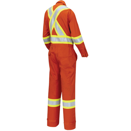 7702W FR-Tech&reg; Women's FR/Arc-Rated Coveralls, Size X-Small, High Visibility Orange, 10 cal/cm² Seaboard Timber Mart