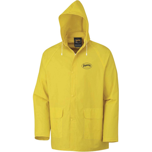 577J Veste imperm&eacute;able, Polyester/PVC, Petit, Jaune Seaboard Timber Mart