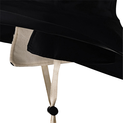 D5050 Chapeau Sou'wester traditionnel noir Dry King, Petit, Noir, Caoutchouc Seaboard Timber Mart