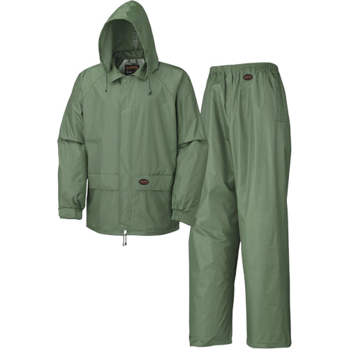 583 V&ecirc;tements imperm&eacute;ables, Polyester/PVC, Petit, Vert Seaboard Timber Mart
