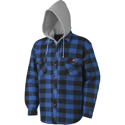 415SS Quilted Hooded Shirt, Men's, Small, Multi-Colour Seaboard Timber Mart