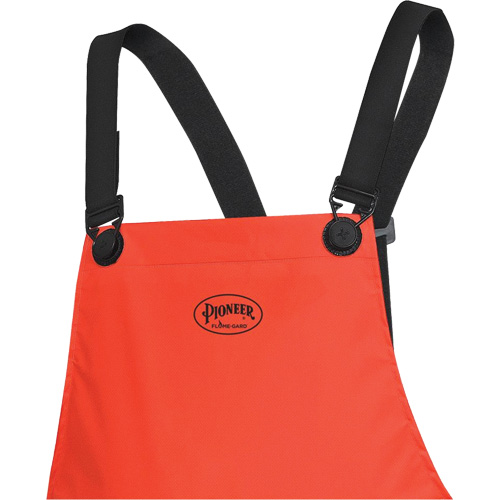 576P FR Safety Bib Pants, Small, High Visibility Orange Seaboard Timber Mart