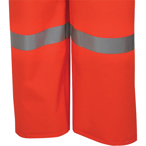 576P FR Safety Bib Pants, Small, High Visibility Orange Seaboard Timber Mart