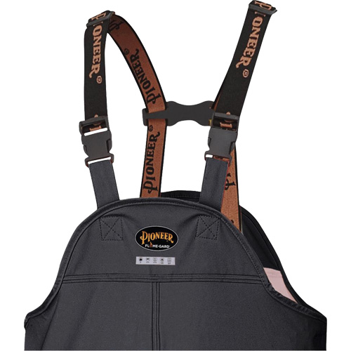 5895BK Salopettes extensibles imperm&eacute;ables et ignifuges, T-petit, Noir Seaboard Timber Mart