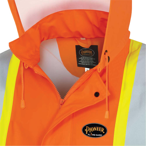 5892PKT Veste de s&eacute;curit&eacute; imperm&eacute;able &agrave; haute visibilit&eacute; ignifuge, T-petit, Orange haute visibilit&eacute; Seaboard Timber Mart