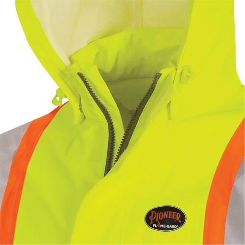 5881 Manteau de pluie ignifuge et protection contre les &eacute;clats d'arc &eacute;lectrique, T-petit, Jaune haute visibilit&eacute;, 10 cal/cm² Seaboard Timber Mart