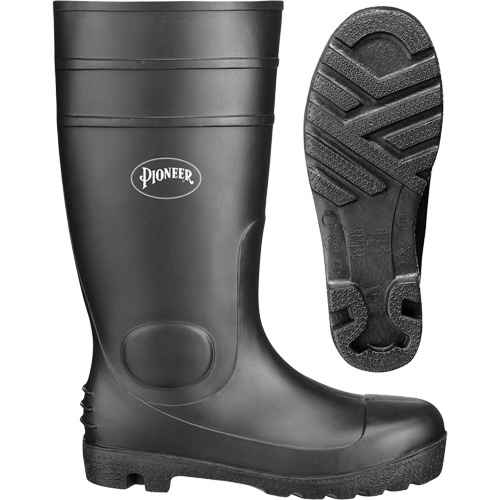 1011 Safety Boots, PVC, Size 10, Puncture Resistant Sole Seaboard Timber Mart