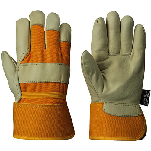632 Gants d'appareilleur isol&eacute;s, Taille unique, Paume en Cuir fleur de vache, Doublure en Boa Seaboard Timber Mart