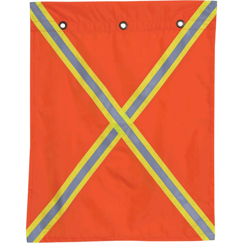 353 Flag with Reflective Tape, Polyester Seaboard Timber Mart