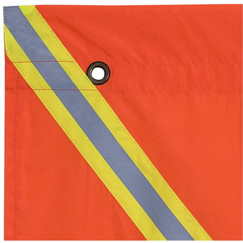 353 Flag with Reflective Tape, Polyester Seaboard Timber Mart