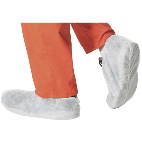 2022 Disposable Shoe Covers, One Size, Polypropylene, White Seaboard Timber Mart
