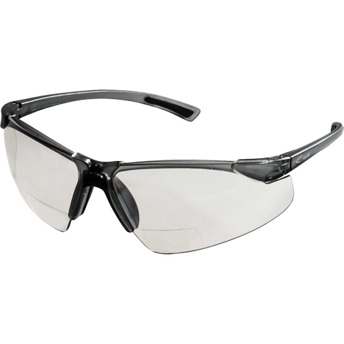 XM340RX Lunettes de s&eacute;curit&eacute; avec grossissement 2X, Lentille Transparent, Anti-&eacute;gratignures, ANSI Z87+/R&eacute;pond ou surpasse la norme CSA Z94.3 Seaboard Timber Mart