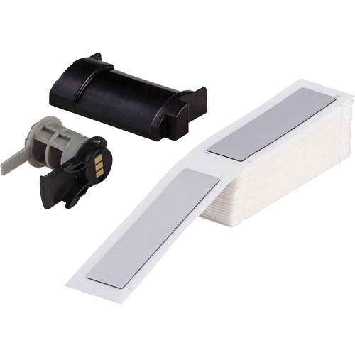 Raised Panel Labels, Polyester, 1" L x 4" H, White Seaboard Timber Mart