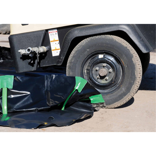 Ultra-Containment Berm&reg;, 179 US gal. Capacity, 4' W x 6' L x 12" H, Stake Wall Seaboard Timber Mart