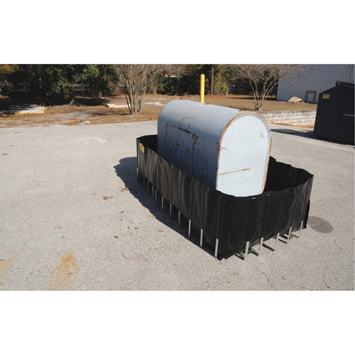 Ultra-550 Containment Sump&reg; Flexible Fuel Tank Container with Drain, 102" L x 72" W, 650 US gal. Capacity Seaboard Timber Mart