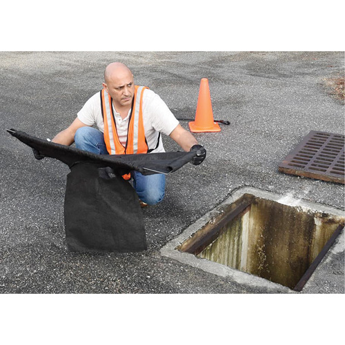 Square Ultra-Drain Guard&reg; Catch Basin Insert with Overflow Port, Oil & Sediment, 16" - 28" L x 20" - 36" W Seaboard Timber Mart
