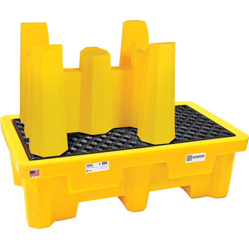 1-Drum Ultra-Drum Rack Containment Systems&reg;, 52" L x 49.5" W x 29" H, 66 US gal. Capacity Seaboard Timber Mart