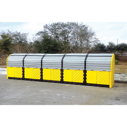 P20 Plus Ultra-Hard Top Spill Pallets avec drain, 312" lo x 79" la x 62" h, Capacit&eacute; de charge 9000 lb Seaboard Timber Mart