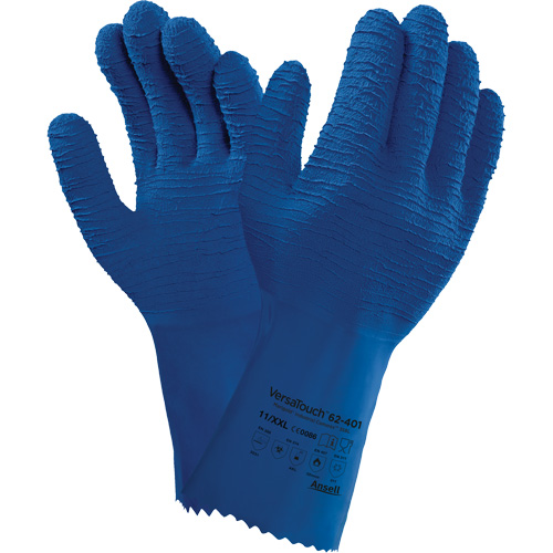 Gants Alphatec 62-401, Taille 7, 12,6" lo, Latex de caoutchouc, Doublure en Coton Seaboard Timber Mart