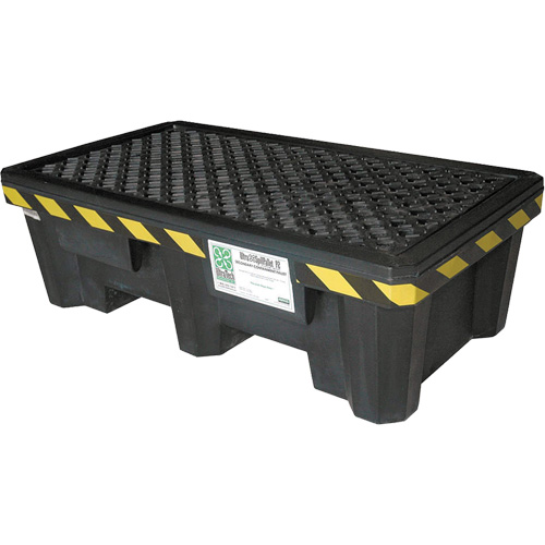 2-Drum Economy Ultra-Spill Pallet&reg;, 66 US gal. Spill Capacity, 53" x 29" x 16.5" Seaboard Timber Mart