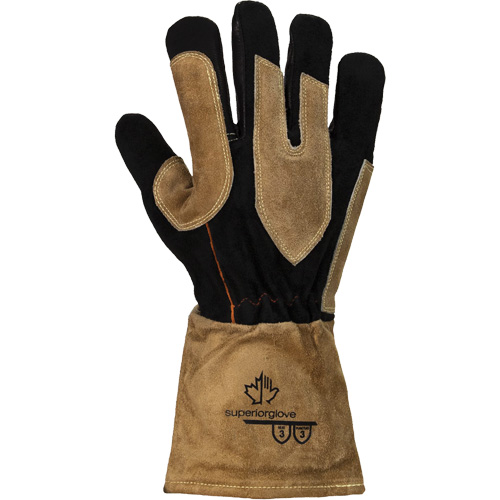 Gants de soudage Endura 505GP MIG, Cuir fleur de ch&egrave;vre, Taille Moyen Seaboard Timber Mart