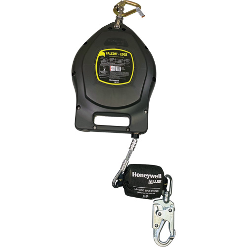 Falcon+ Edge Self-Retracting Lifeline, 50', Galvanized Steel, Swivel Seaboard Timber Mart
