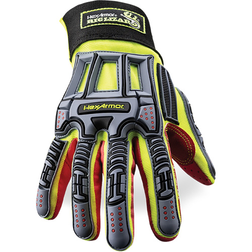 Rig Lizard&reg; 2028X Cut-Resistant Gloves, 6/X-Small, Synthetic/HPPE Palm, Elastic/Hook & Loop Cuff Seaboard Timber Mart