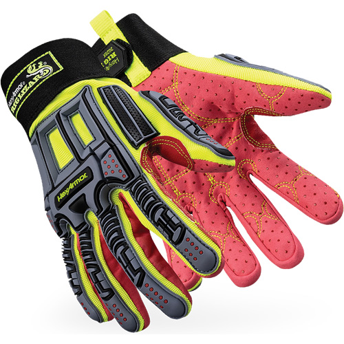 Rig Lizard&reg; 2028X Cut-Resistant Gloves, 6/X-Small, Synthetic/HPPE Palm, Elastic/Hook & Loop Cuff Seaboard Timber Mart