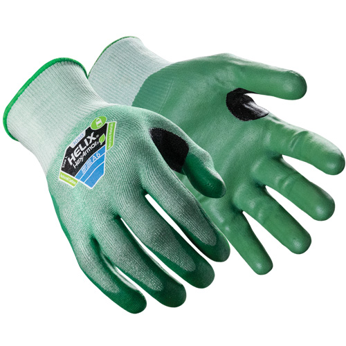 Gants r&eacute;sistants aux coupures Helix 3050, Taille 5/2T-petit, Calibre 18, Rev&ecirc;tement Nitrile, Enveloppe en Polyester/Fibre de verre/PEHP, ASTM ANSI niveau A6 Seaboard Timber Mart